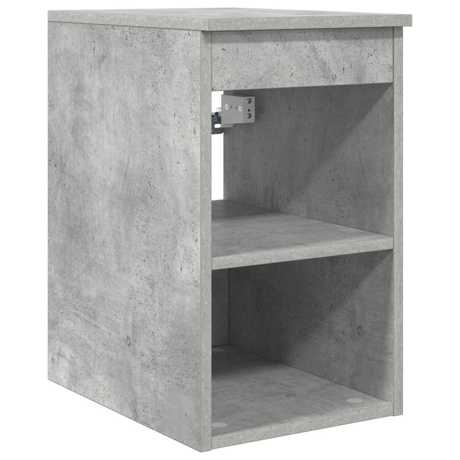 Badkamerkast Tussenin Betongrijs 30 x 44,5 x 50 cm Bewerkt hout