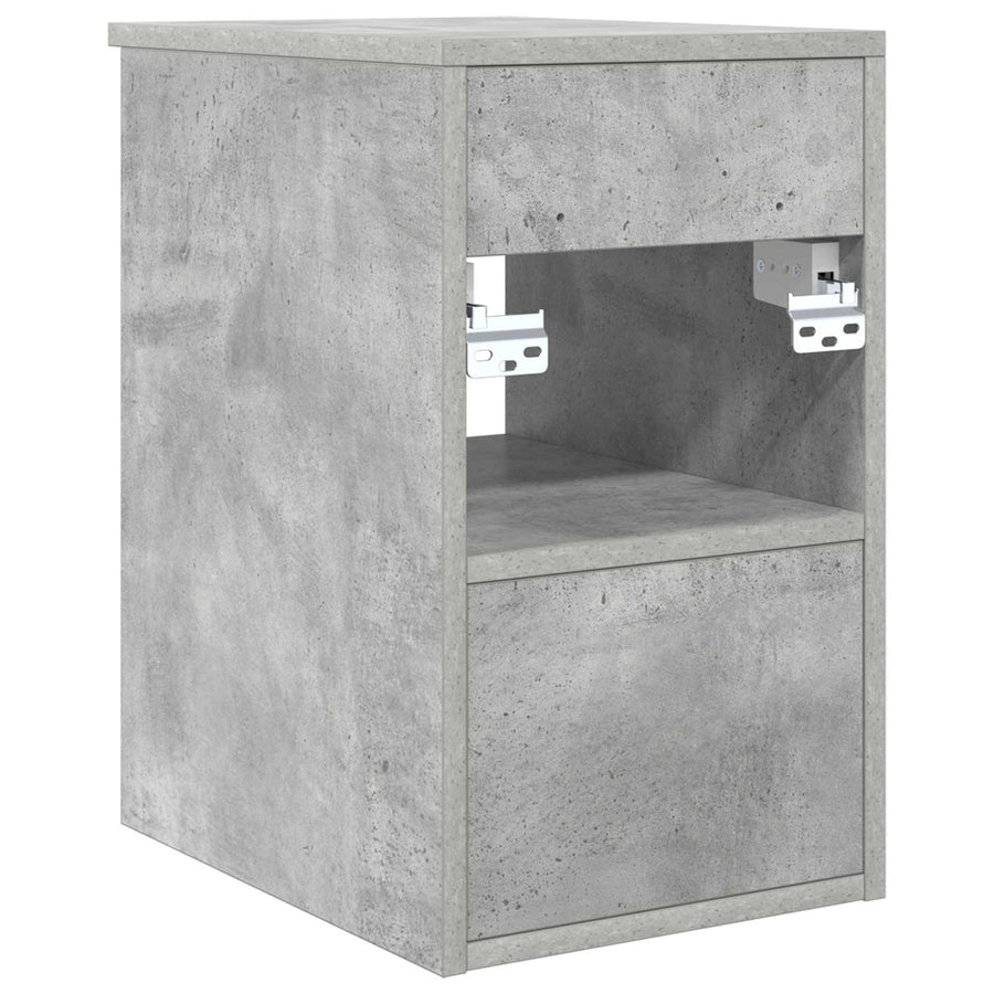 Badkamerkast Tussenin Betongrijs 30 x 44,5 x 50 cm Bewerkt hout