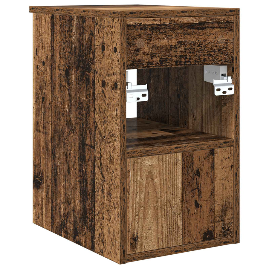 Badkamerkast Tussenin Oud hout 30 x 44,5 x 50 cm Bewerkt hout