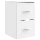 Badkamerkast 30x35x50 cm wit bewerkt hout