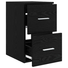 Badkamerkast Tussenin Zwart eiken 30 x 35 x 50 cm Bewerkt hout