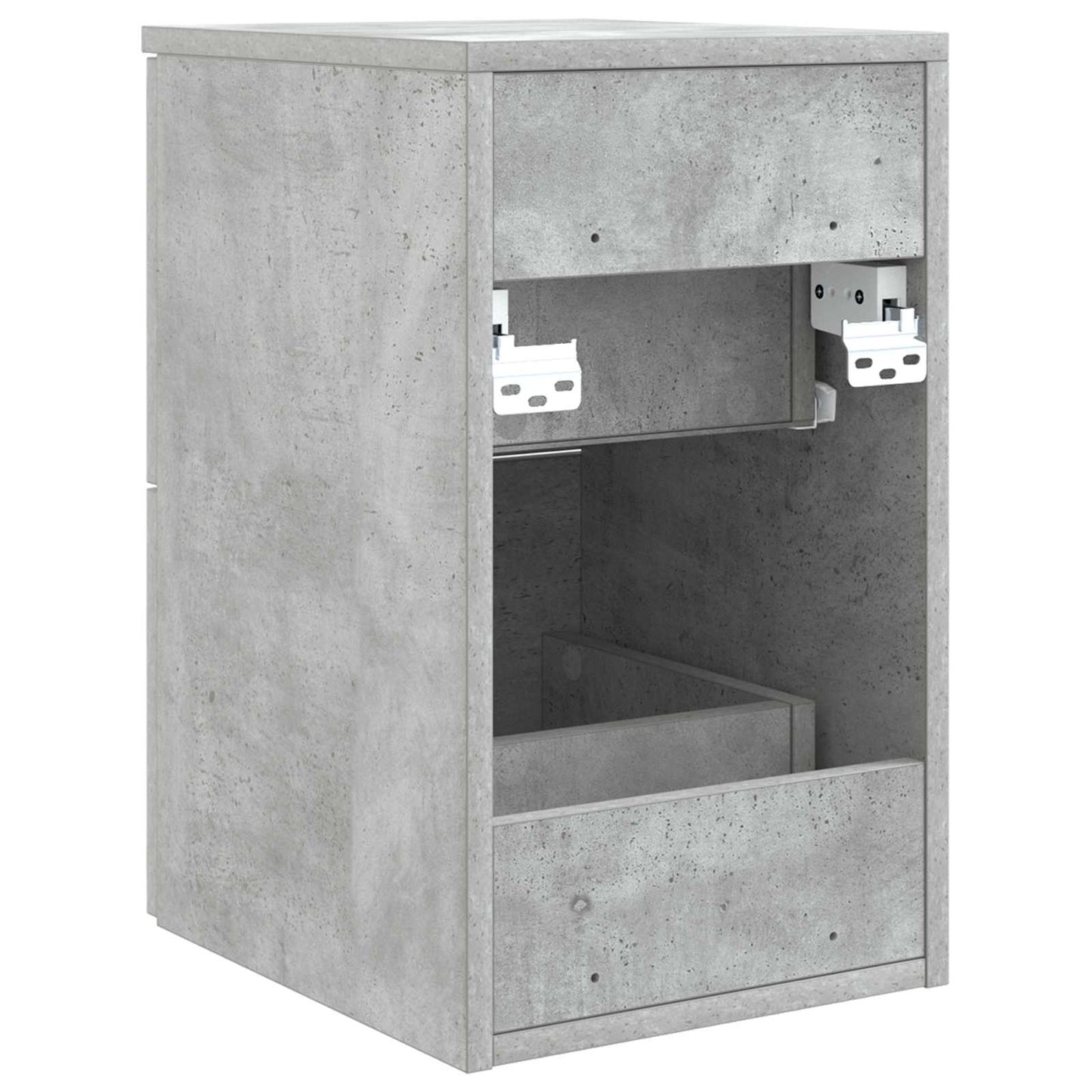 Badkamerkast Tussenin Betongrijs 30 x 41 x 50 cm Bewerkt hout