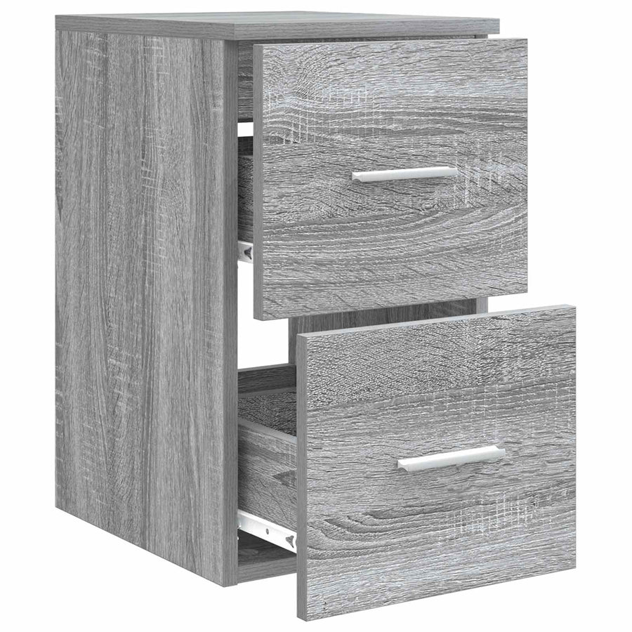 Badkamerkast Tussenin Grijs Sonoma 30 x 41 x 50 cm Bewerkt hout