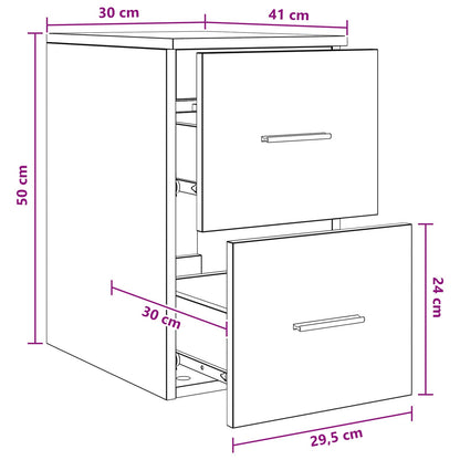 Badkamerkast Tussenin Oud hout 30 x 41 x 50 cm Bewerkt hout
