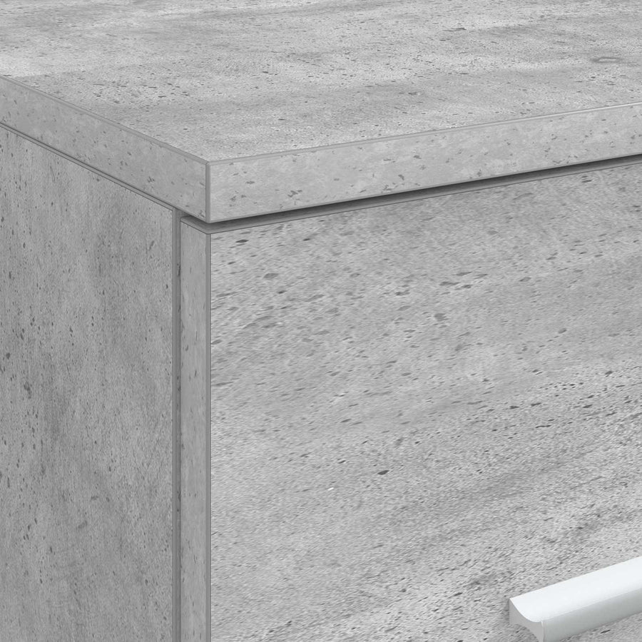 Badkamerkast Tussenin Betongrijs 30 x 44,5 x 50 cm Bewerkt hout
