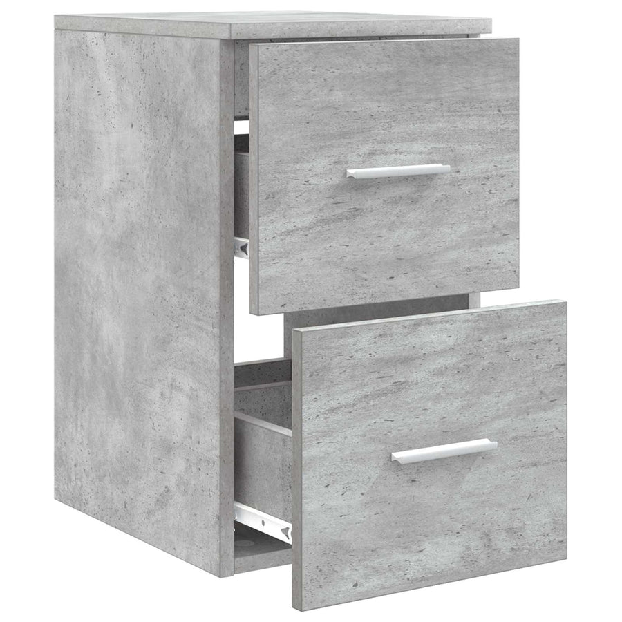 Badkamerkast Tussenin Betongrijs 30 x 44,5 x 50 cm Bewerkt hout