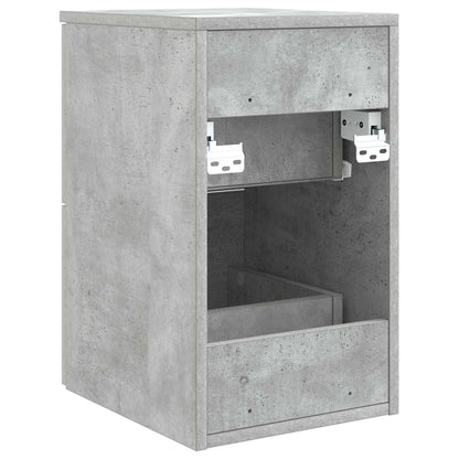 Badkamerkast Tussenin Betongrijs 30 x 44,5 x 50 cm Bewerkt hout
