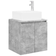 Wandgemonteerde wastafelmeubel Betongrijs 49,5 x 41 x 63 cm