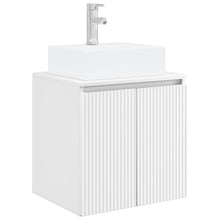 Wandgemonteerde wastafelmeubel Wit 49,5 x 41 x 62,5 cm