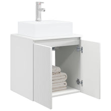 Wandgemonteerde wastafelmeubel Wit 49,5 x 41 x 62,5 cm