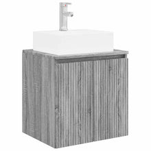 Wandgemonteerde wastafelmeubel Grijs Sonoma 49,5 x 41 x 62,5 cm