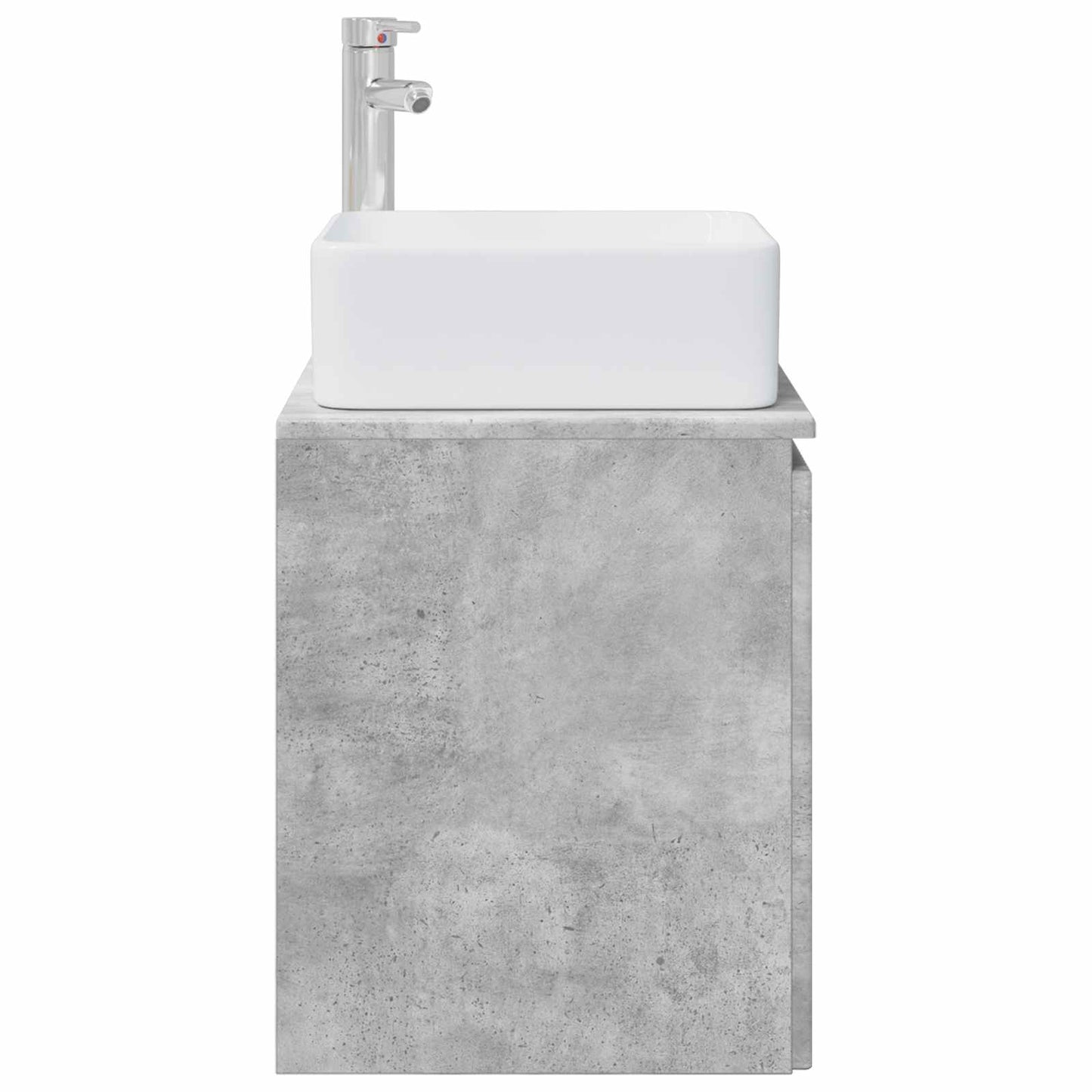 Wandgemonteerde wastafelmeubel Betongrijs 53 x 35 x 63 cm