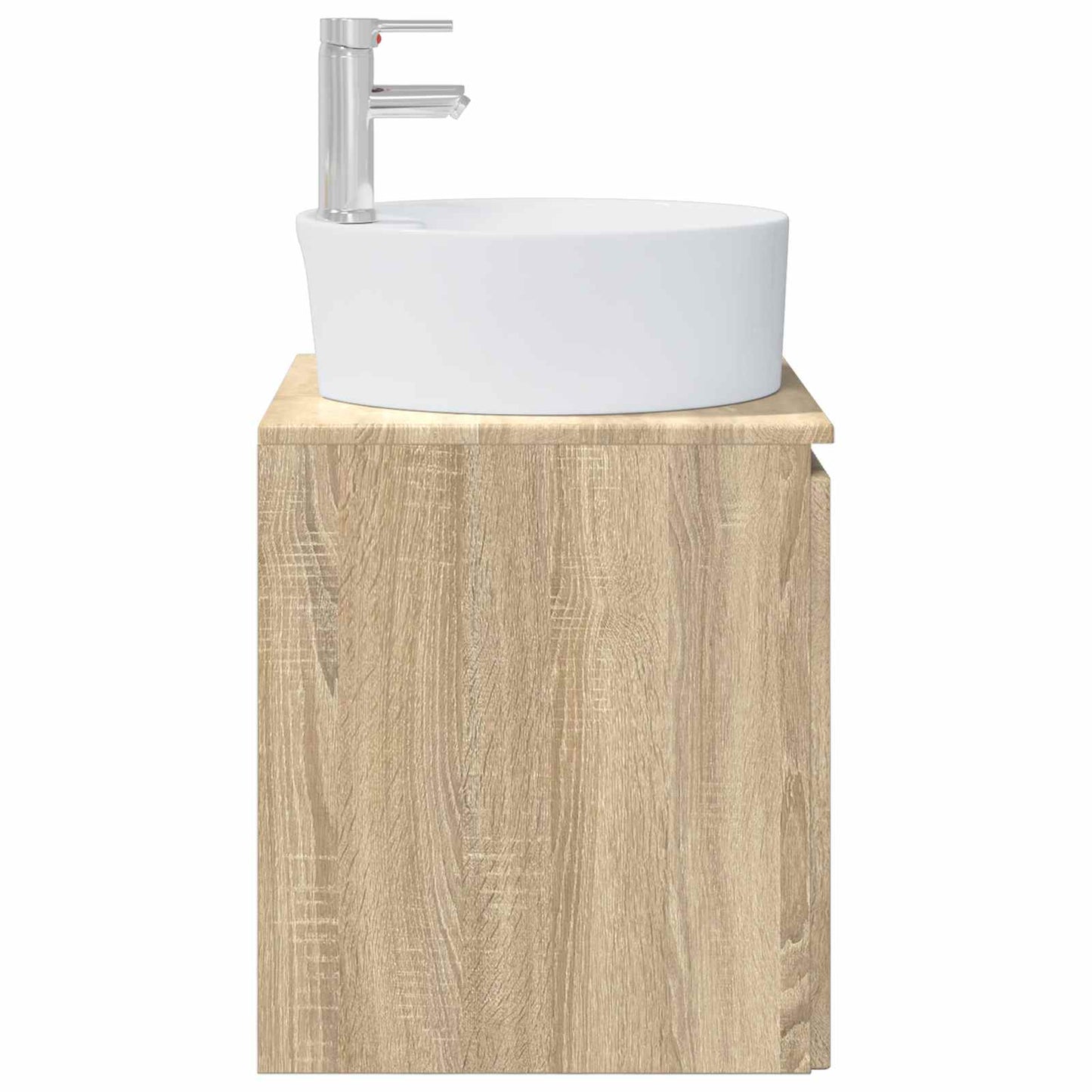 Wandgemonteerde wastafelmeubel Sonoma Eiken 49,5 x 44,5 x 65 cm
