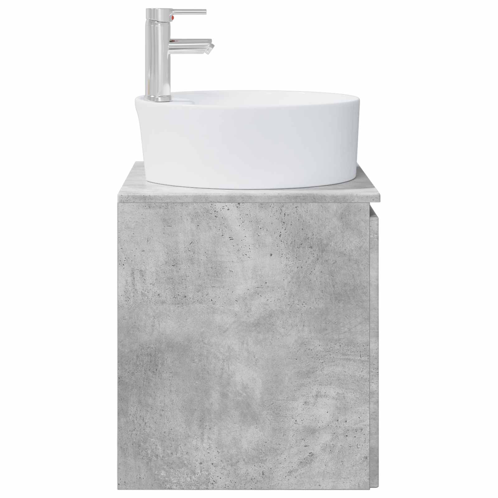 Wandgemonteerde wastafelmeubel Betongrijs 49,5 x 44,5 x 65 cm