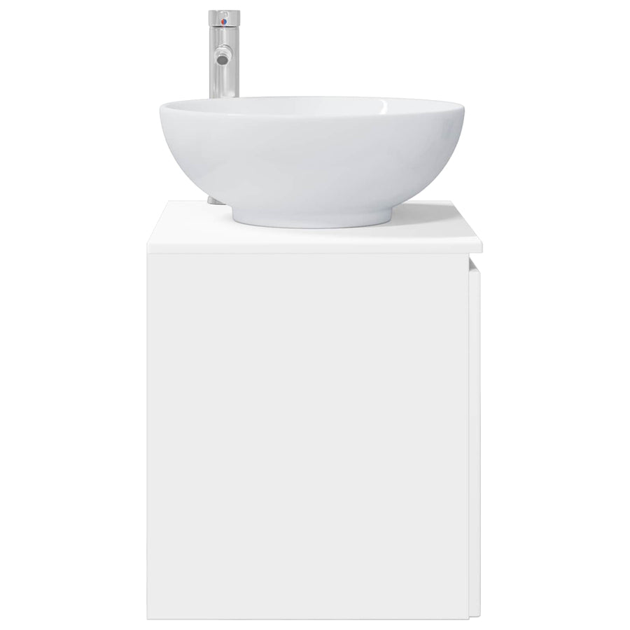 Wandgemonteerde wastafelmeubel Wit 49,5 x 44,5 x 65 cm