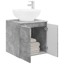 Wandgemonteerde wastafelmeubel Betongrijs 49,5 x 44,5 x 65 cm