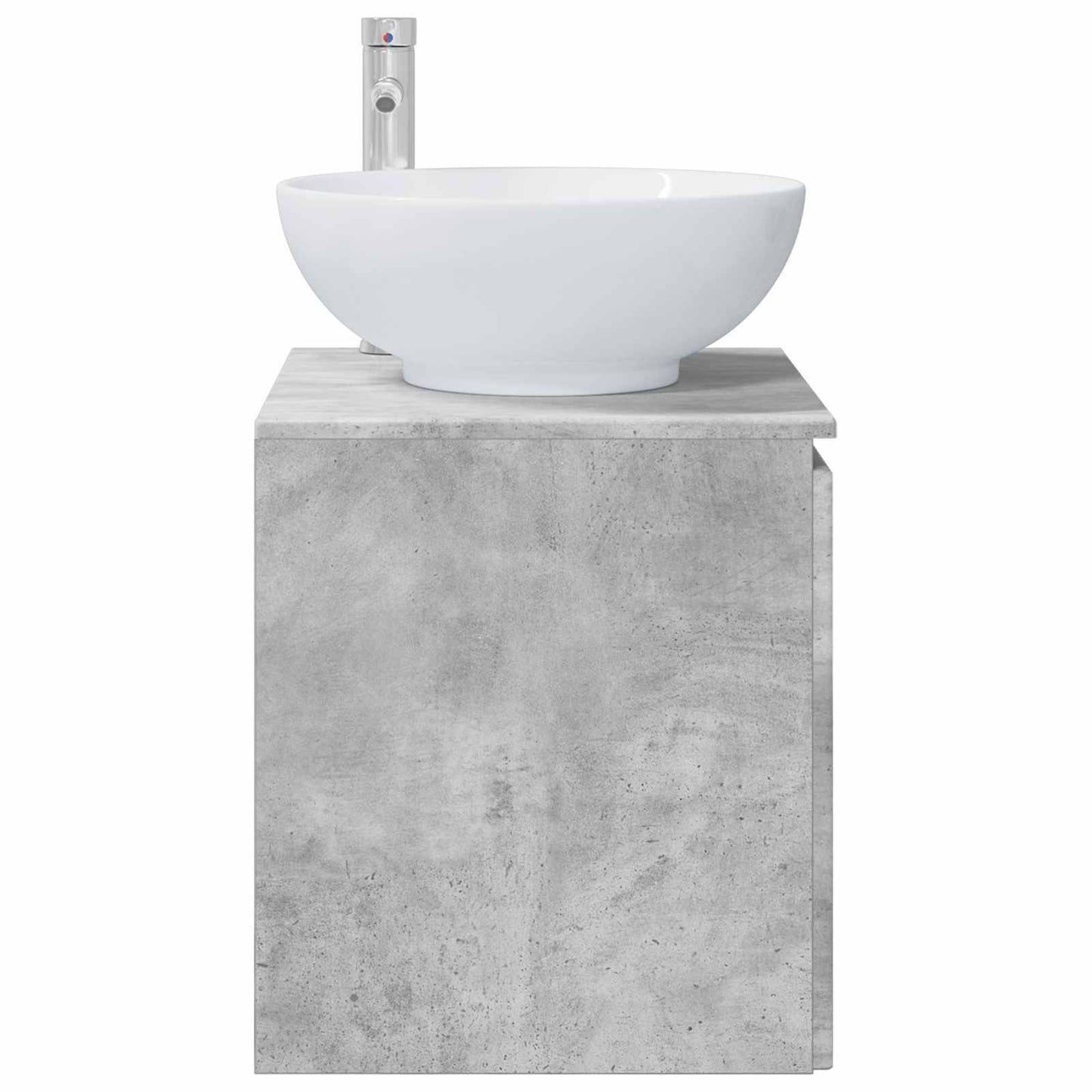 Wandgemonteerde wastafelmeubel Betongrijs 49,5 x 44,5 x 65 cm