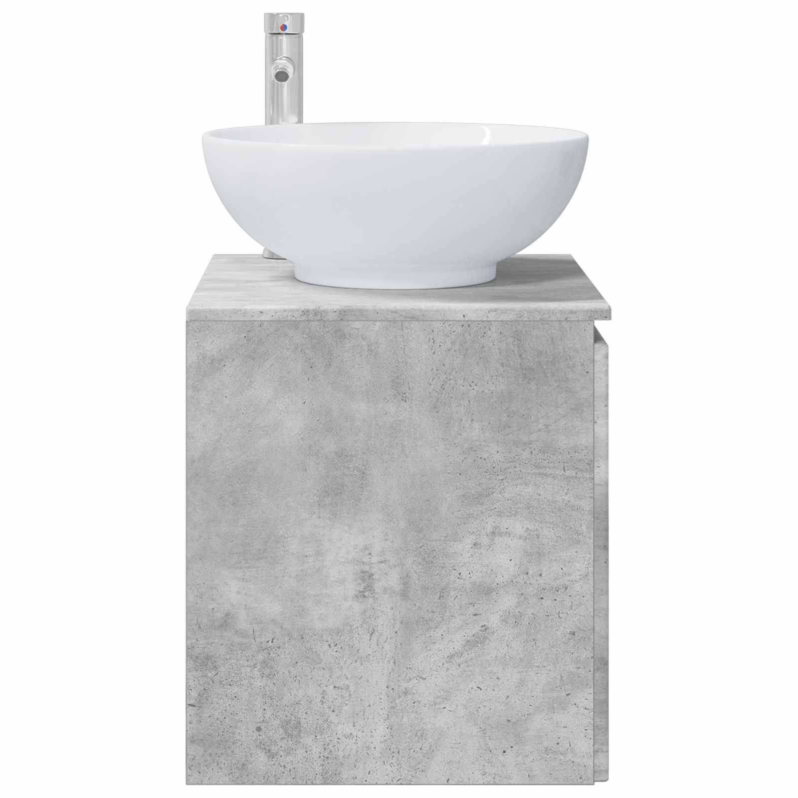 Wandgemonteerde wastafelmeubel Betongrijs 49,5 x 44,5 x 65 cm