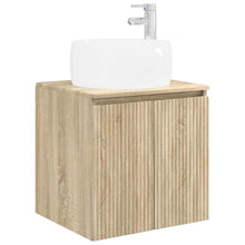 Wandgemonteerde wastafelmeubel Sonoma Eiken 49,5 x 44,5 x 66 cm