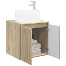 Wandgemonteerde wastafelmeubel Sonoma Eiken 49,5 x 44,5 x 66 cm