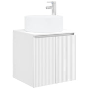Wastafelmeubel badkamer 49,5x44,5x65,5 cm wit