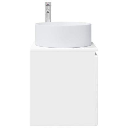 Wandgemonteerde wastafelmeubel Wit 49,5 x 44,5 x 65,5 cm