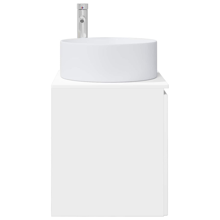 Wandgemonteerde wastafelmeubel Wit 49,5 x 44,5 x 65,5 cm