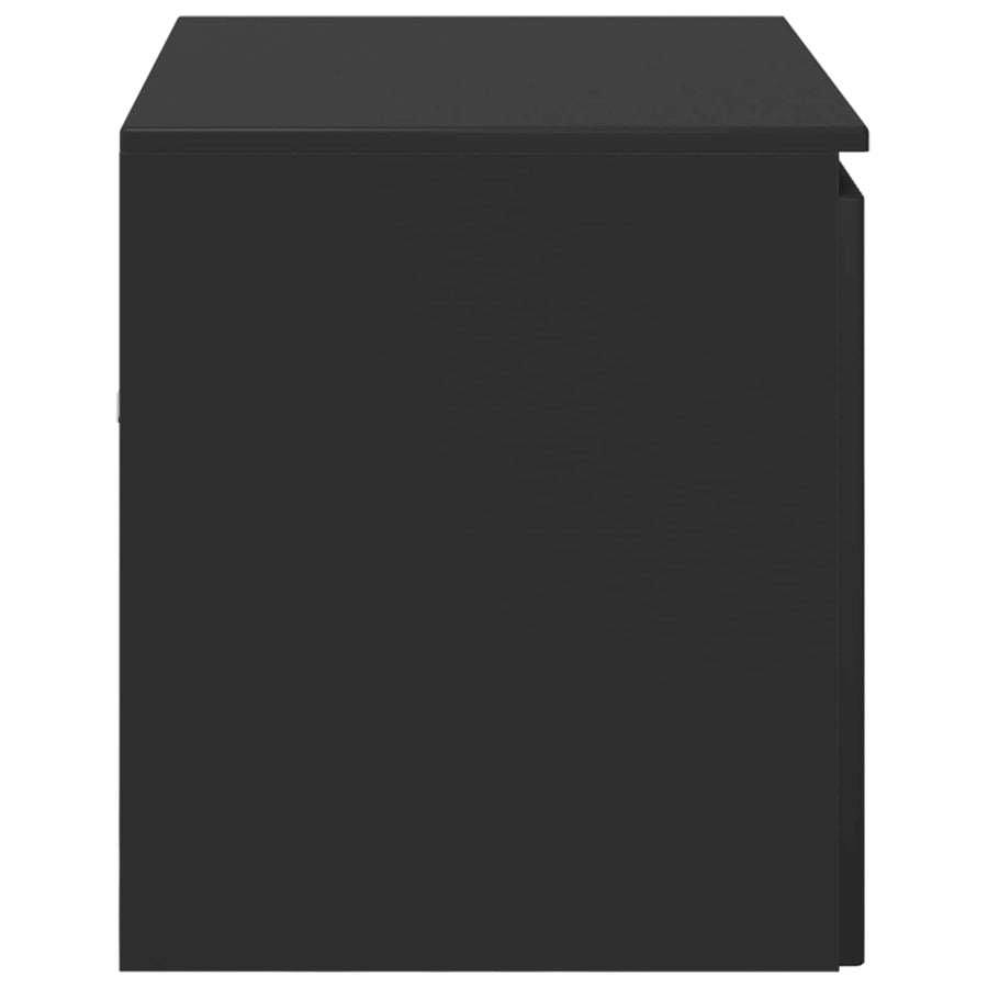 Wand Gemonteerde Badkamerkast Zwart 62,5 x 44,5 x 50 cm