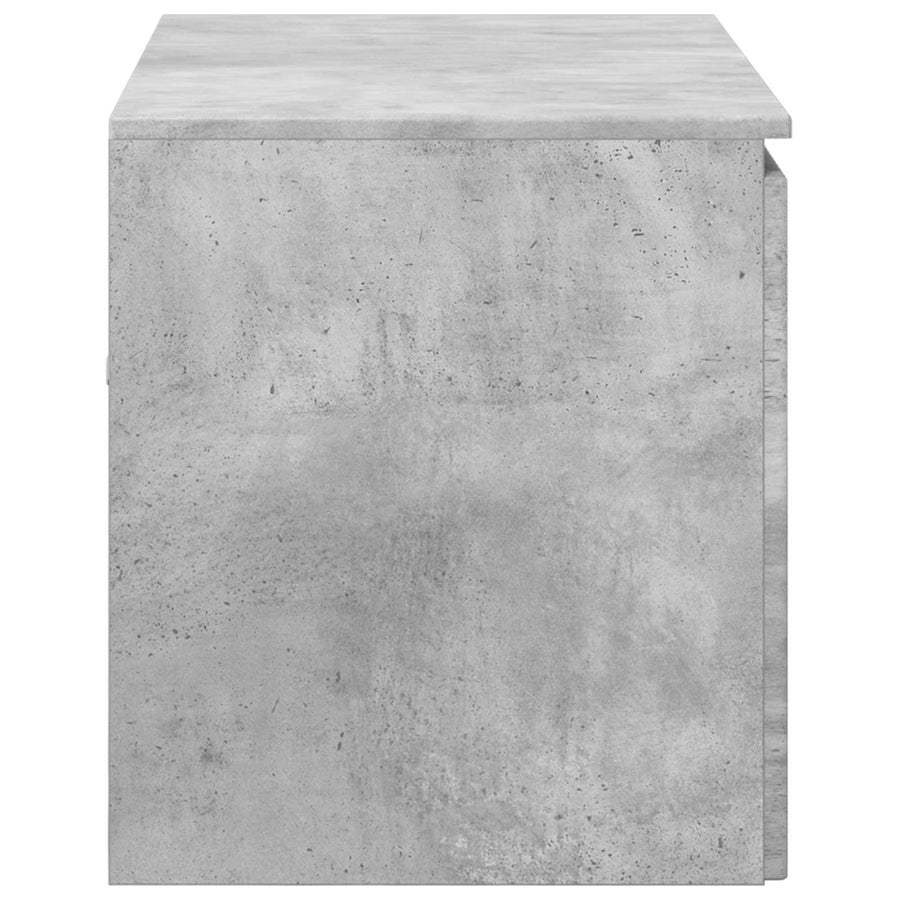 Wand Gemonteerde Badkamerkast Betongrijs 62,5 x 44,5 x 50 cm