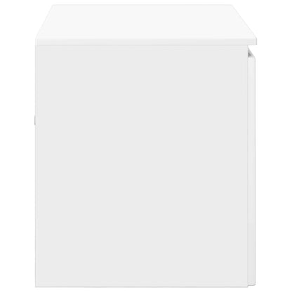 Wand Gemonteerde Badkamerkast Hoogglans Wit 62,5 x 44,5 x 50 cm