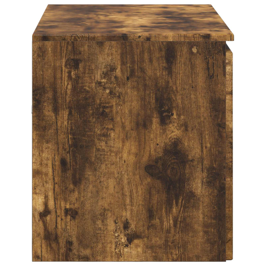 Wand Gemonteerde Badkamerkast Gerookt eiken 62,5 x 44,5 x 50 cm