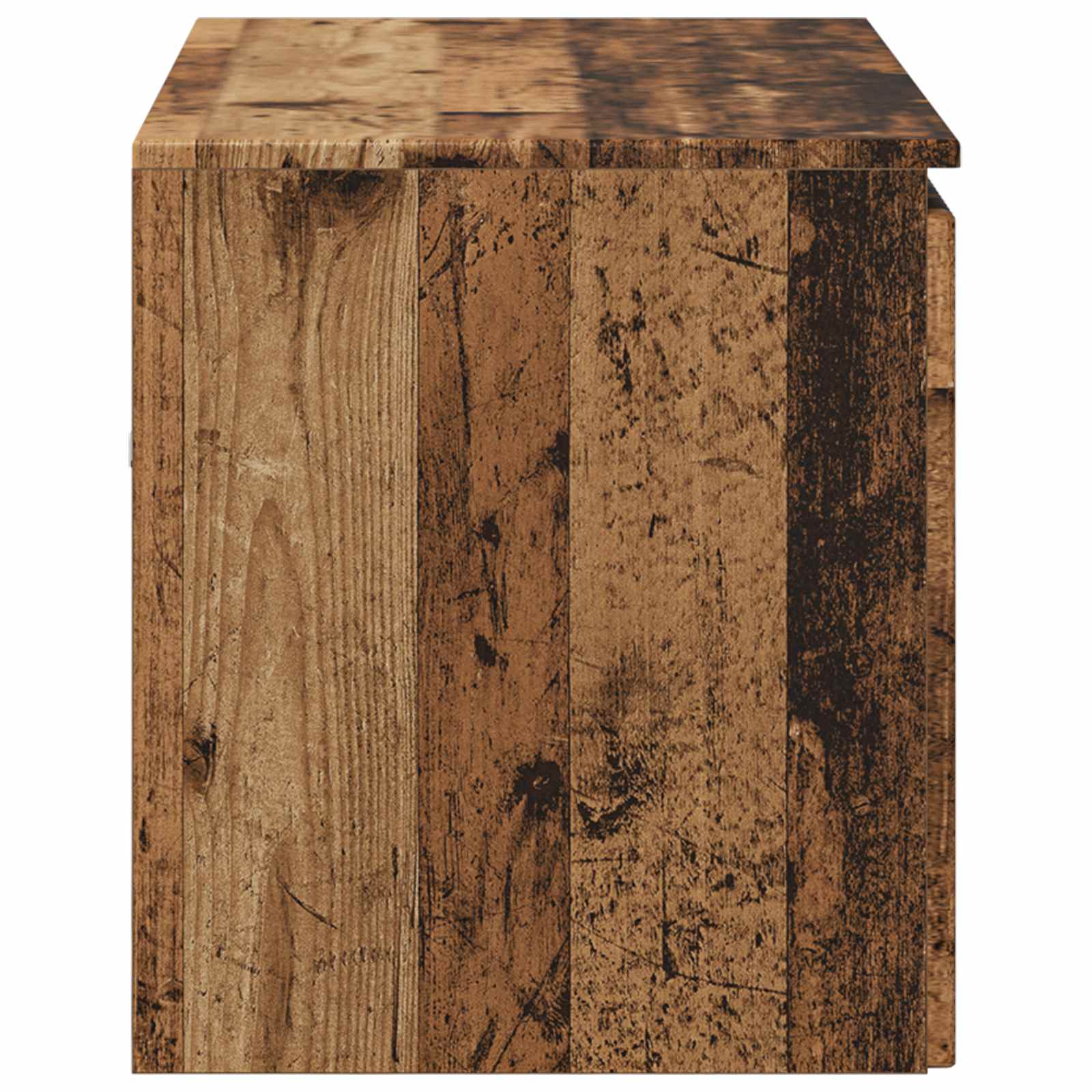 Wand Gemonteerde Badkamerkast Oud hout 62,5 x 44,5 x 50 cm