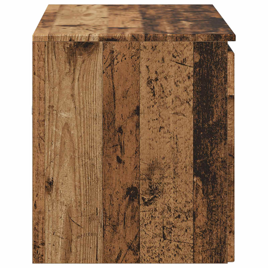 Wand Gemonteerde Badkamerkast Oud hout 62,5 x 44,5 x 50 cm