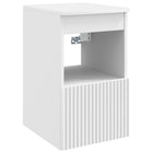 Badkamerkast 30x35x50 cm wit bewerkt hout