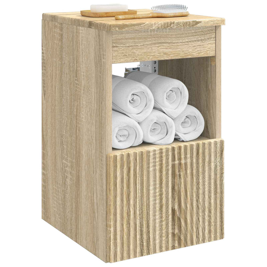 Badkamerkast Sonoma Eiken 30 x 35 x 50 cm Bewerkt hout