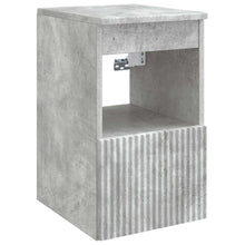 Badkamerkast Betongrijs 30 x 35 x 50 cm Bewerkt hout