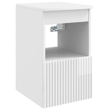Badkamerkast Hoogglans Wit 30 x 35 x 50 cm Bewerkt hout
