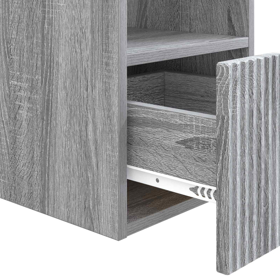 Badkamerkast Grijs Sonoma 30 x 35 x 50 cm Bewerkt hout