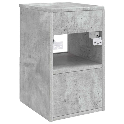 Badkamerkast Betongrijs 30 x 41 x 50 cm Bewerkt hout