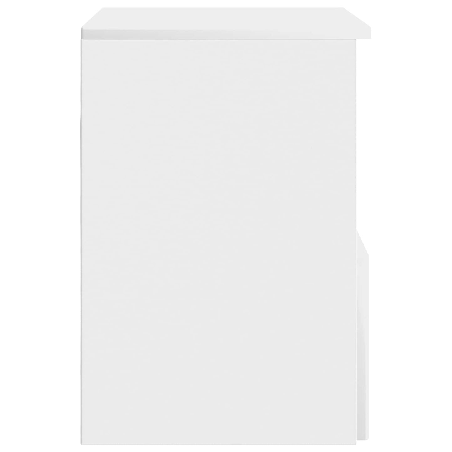 Badkamerkast Hoogglans Wit 30 x 41 x 50 cm Bewerkt hout