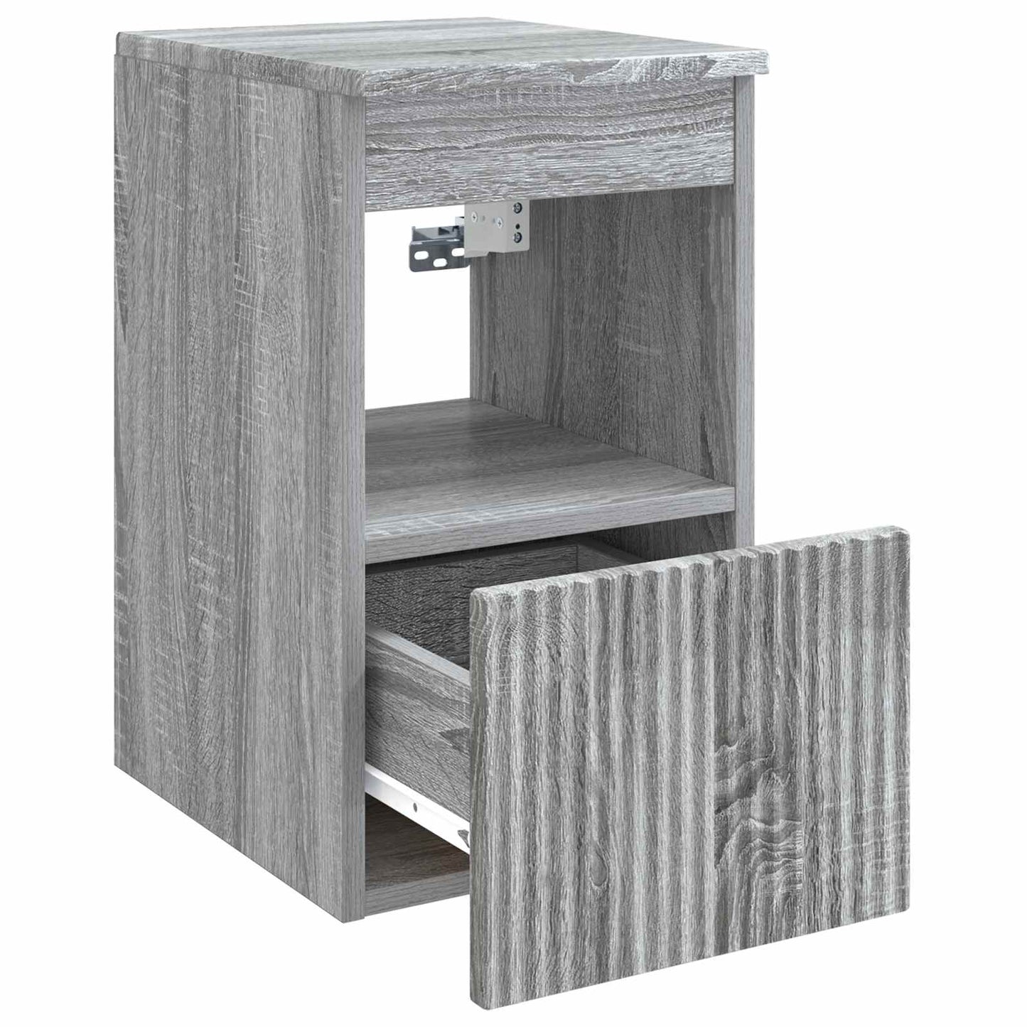 Badkamerkast Grijs Sonoma 30 x 41 x 50 cm Bewerkt hout
