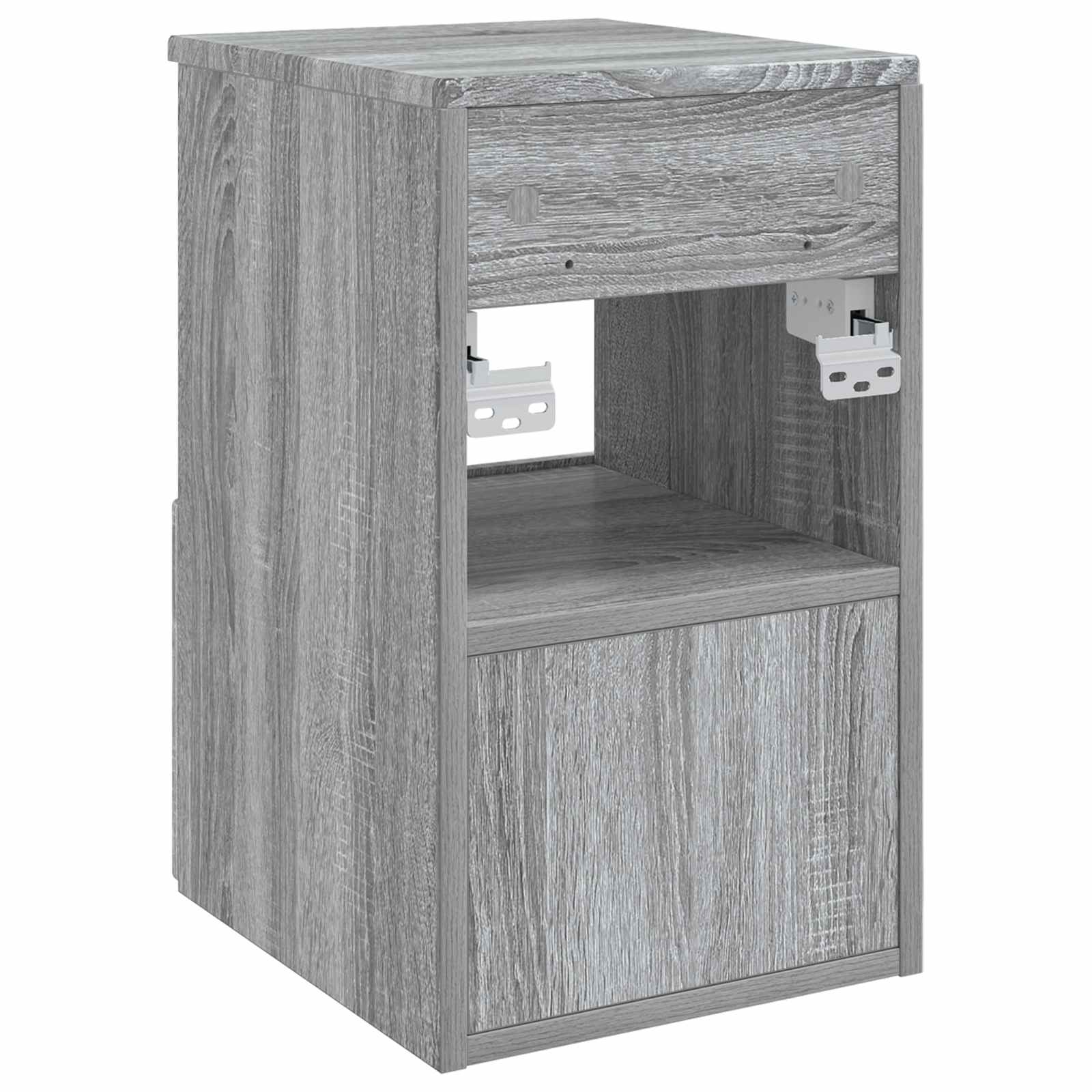 Badkamerkast Grijs Sonoma 30 x 41 x 50 cm Bewerkt hout