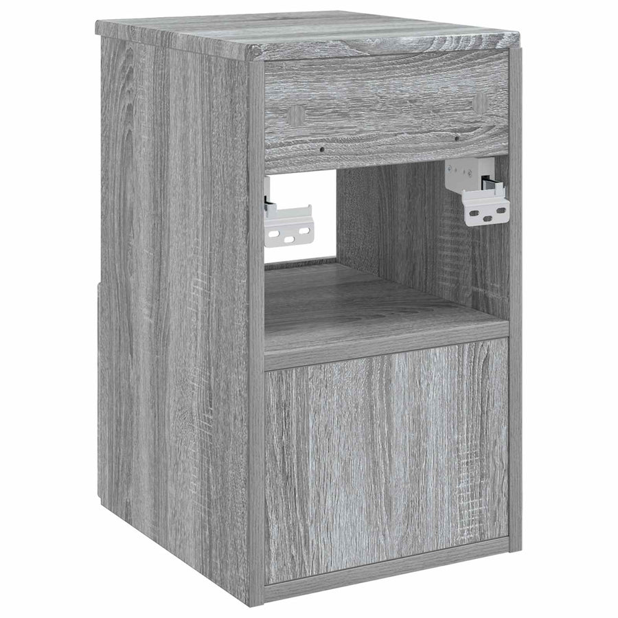 Badkamerkast Grijs Sonoma 30 x 41 x 50 cm Bewerkt hout