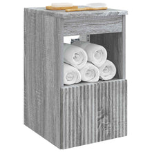 Badkamerkast Grijs Sonoma 30 x 41 x 50 cm Bewerkt hout