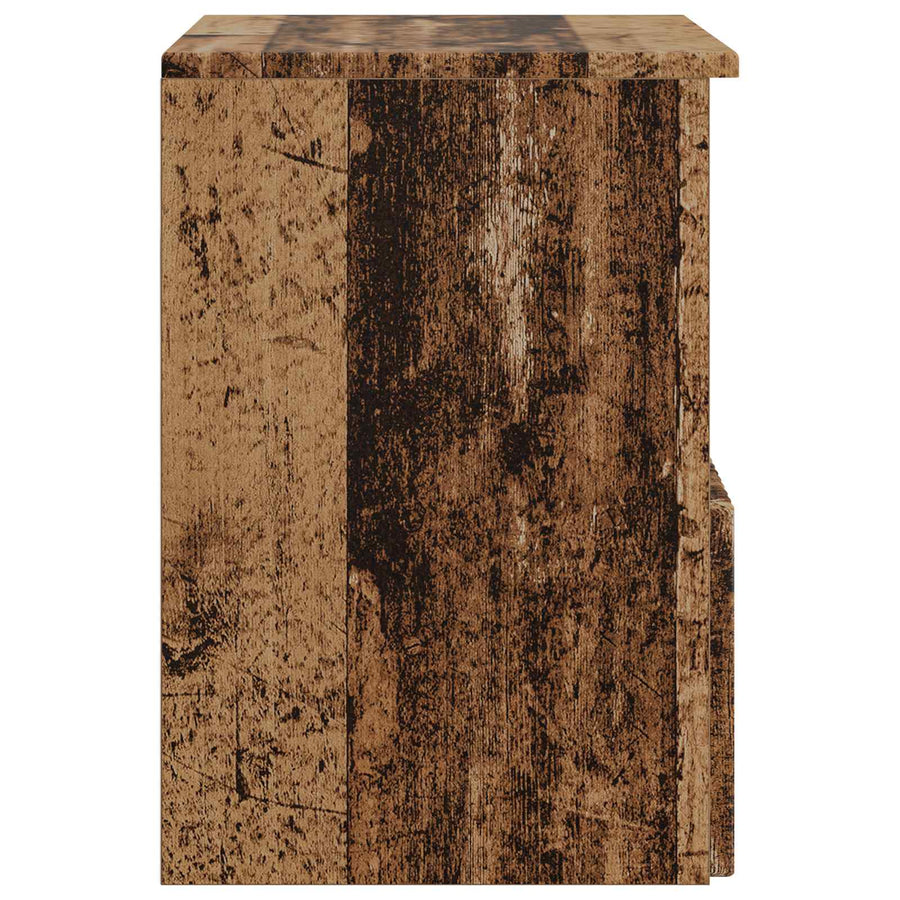 Badkamerkast Oud hout 30 x 41 x 50 cm Bewerkt hout