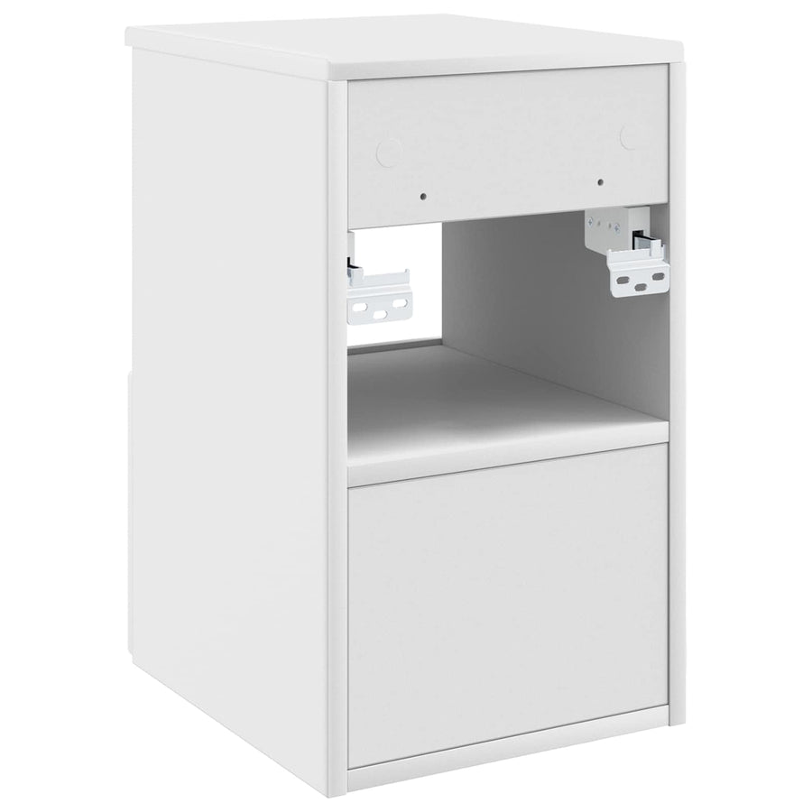 Badkamerkast Wit 30 x 44,5 x 50 cm Bewerkt hout