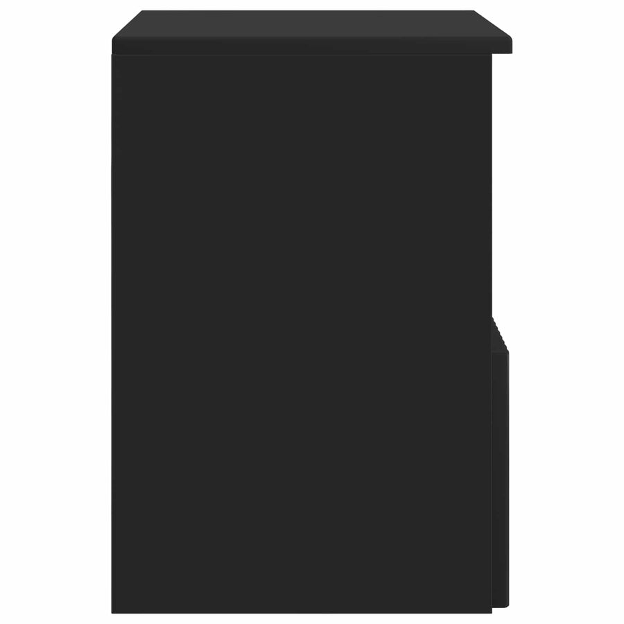 Badkamerkast Zwart 30 x 44,5 x 50 cm Bewerkt hout