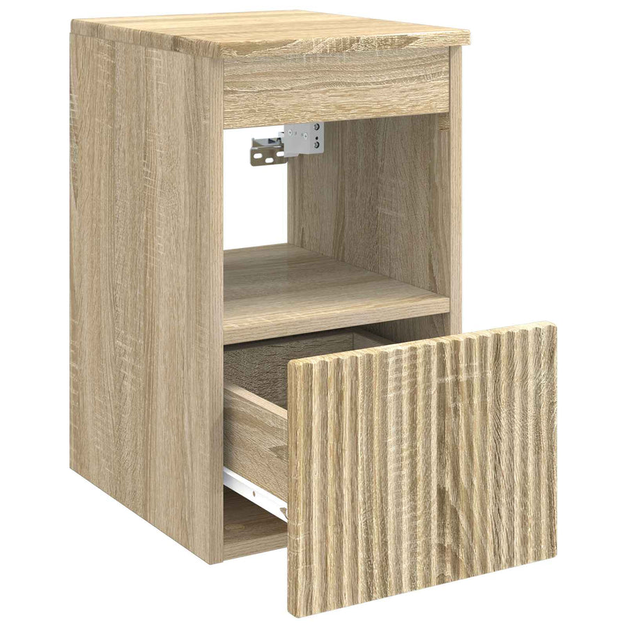 Badkamerkast Sonoma Eiken 30 x 44,5 x 50 cm Bewerkt hout