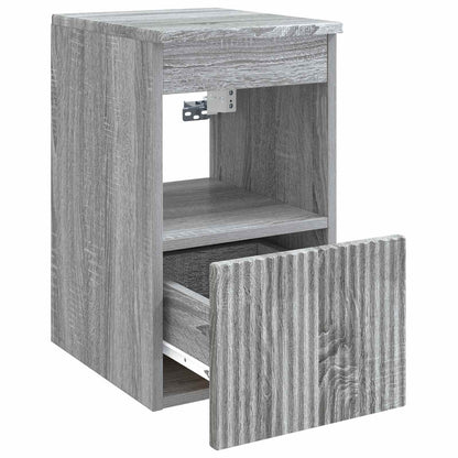 Badkamerkast Grijs Sonoma 30 x 44,5 x 50 cm Bewerkt hout