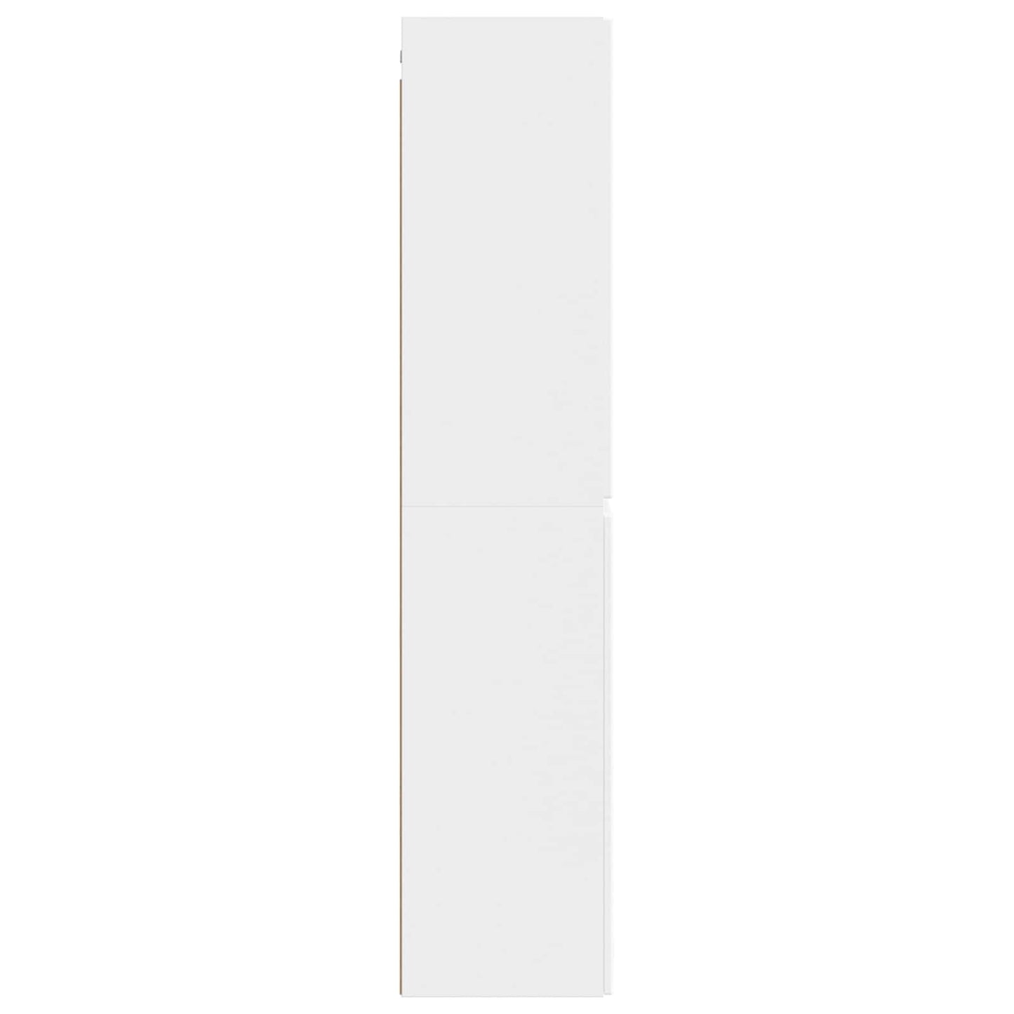 Wand Gemonteerde Badkamerkast Wit 33 x 34,5 x 160 cm